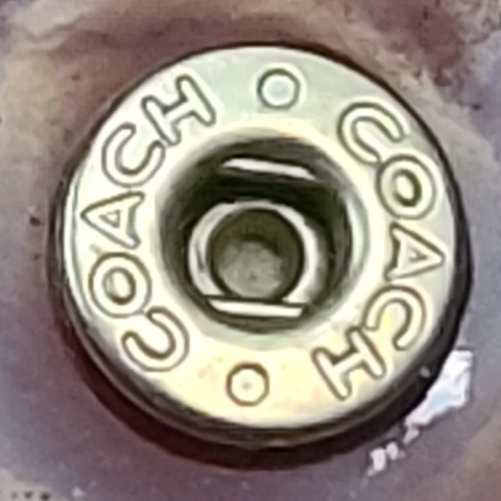 Coach Women's Embossed Leather Wallet - Metlot - Picture 7 of 7